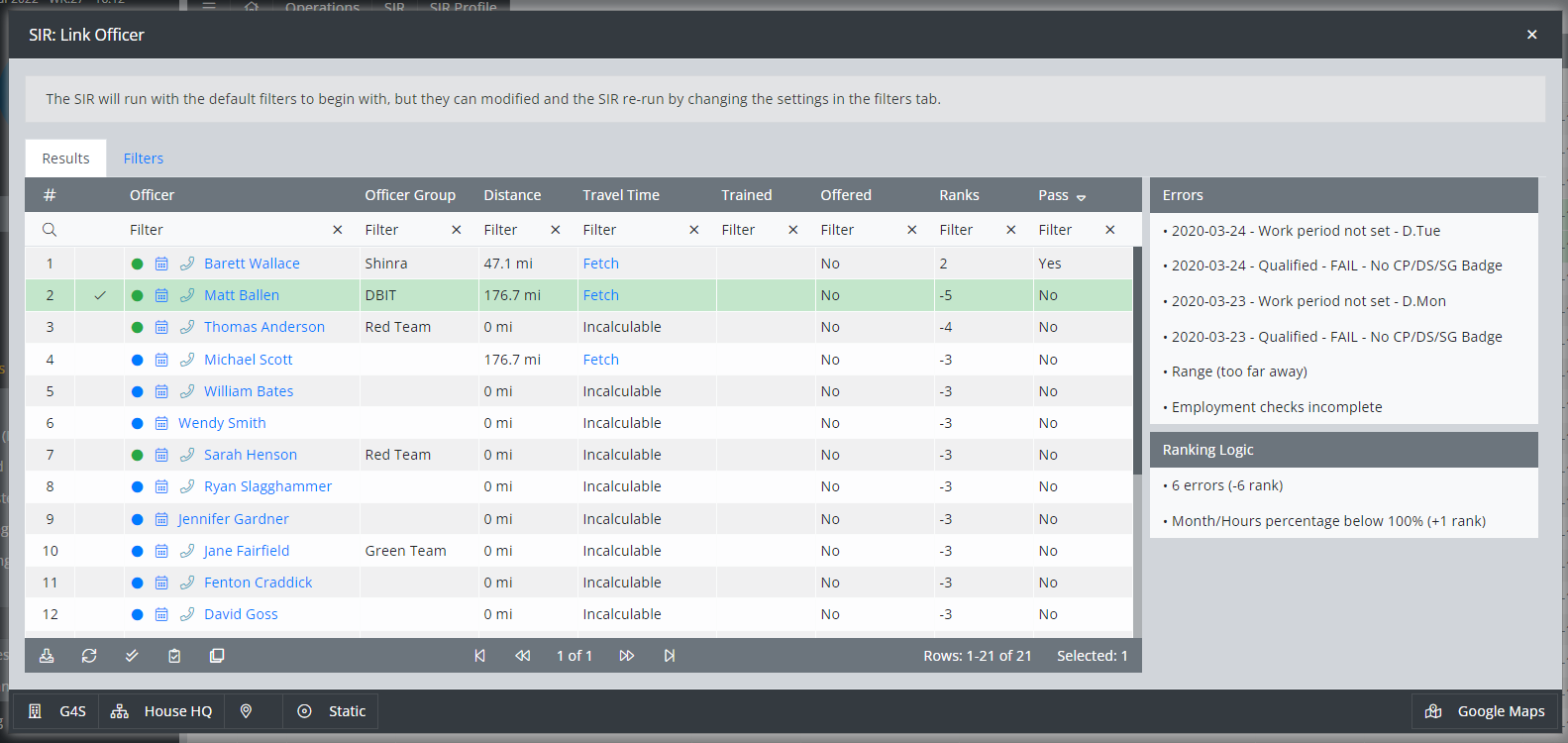 SIA Checker Tool